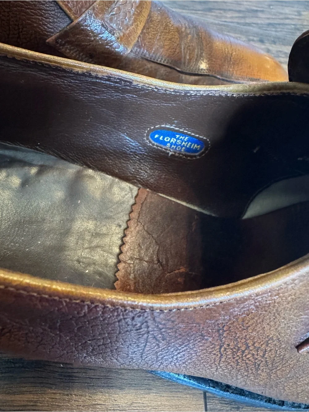 Vintage Florsheim Imperial leather loafers